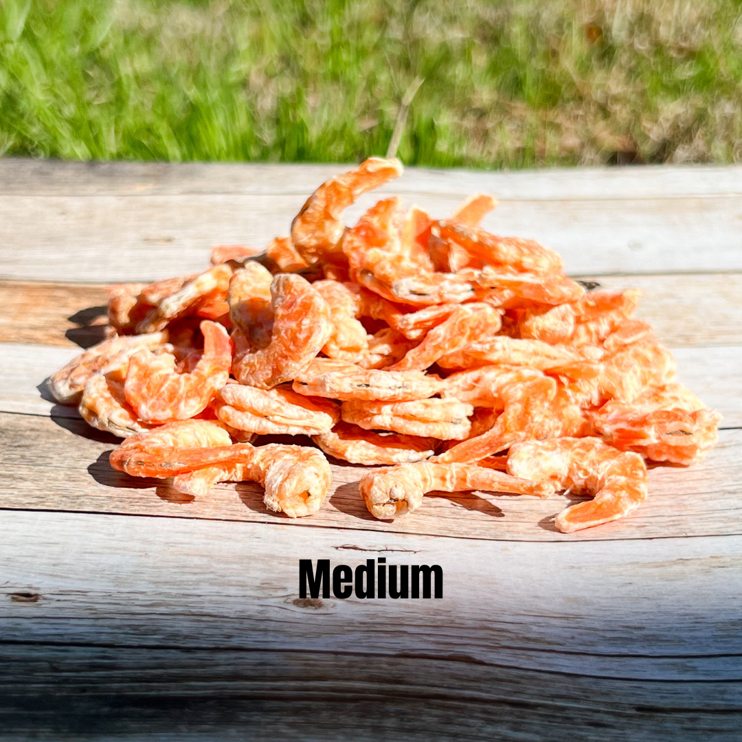 Medium Louisiana Dried Shrimp - 1lb Bag – Louisiana Dried Shrimp Co.