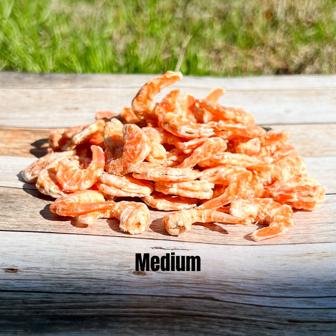 Medium Louisiana Dried Shrimp 1lb Bag Louisiana Dried Shrimp Co.