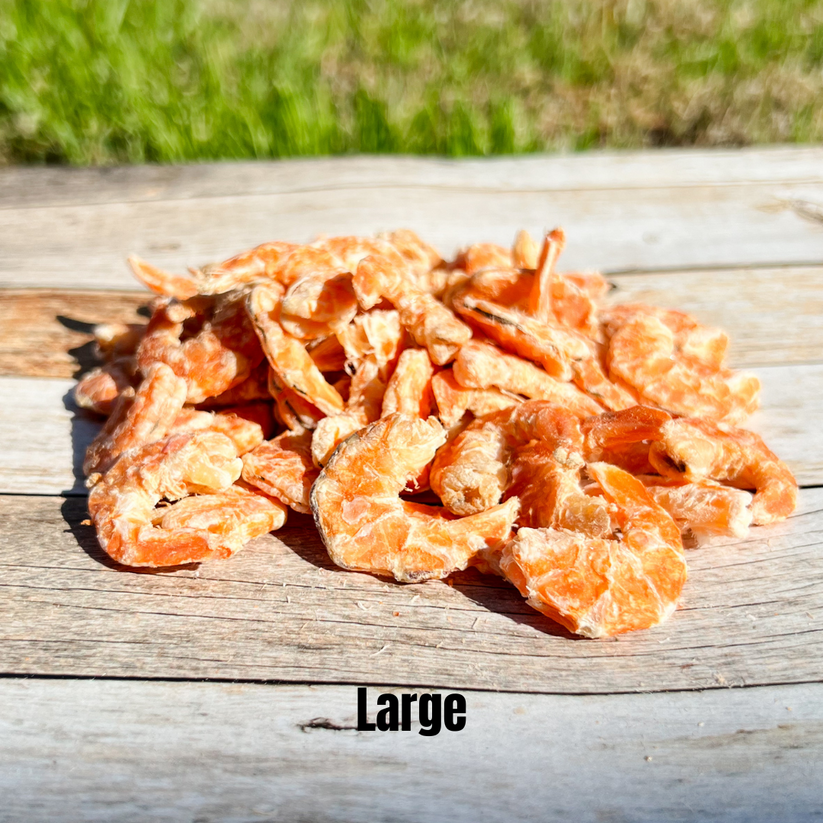 Large Louisiana Dried Shrimp 1lb Bag Louisiana Dried Shrimp Co.
